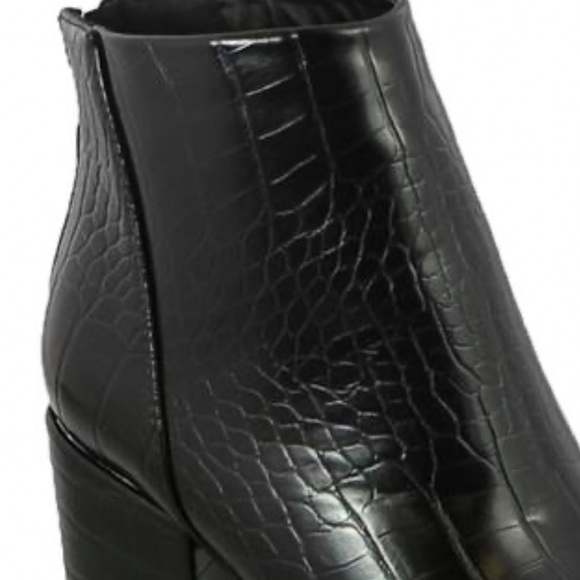 Black Pointed Toe Bootie - Picture 9 of 9